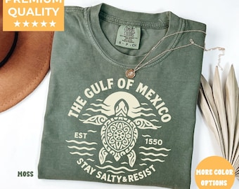 Shirt Golf van Mexico Stay Salty, politiek comfort kleuren FDT-shirt, cadeau sociale rechtvaardigheid, Resist-shirt
