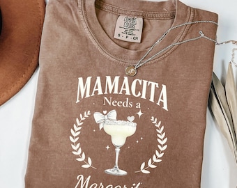 Mamacita Needs a Margarita Funny Tequila Shirt, Tequila Shirt, Tequila Lover Shirt, Tequila Gift, Drinking Shirts, Margarita Shirt