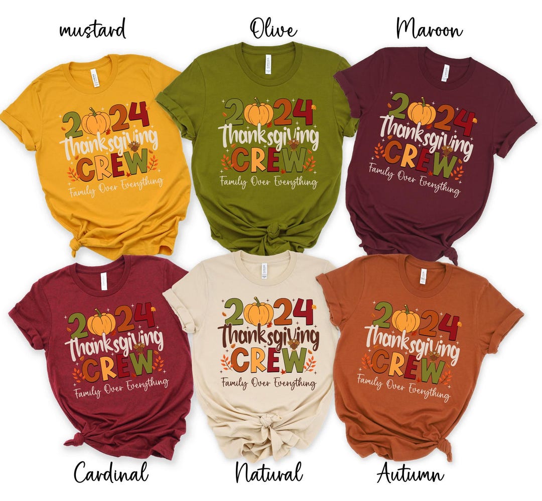 Family Thanksgiving Shirts, Thanksgiving Party, Thanksgiving Shirt ...