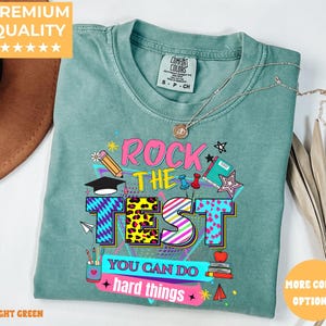 Comfort Color® Test Day T-Shirt, Back To School Teacher Shirts, Teacher Team Shirt, Teacher Testing Shirts, Motivational Teacher Shirt