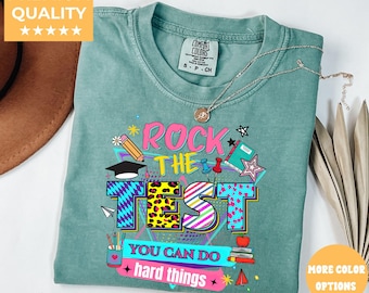 Comfort Color® Test Day T-Shirt, Back To School Teacher Shirts, Teacher Team Shirt, Teacher Testing Shirts, Motivational Teacher Shirt