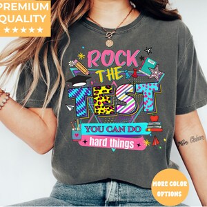 Comfort Color® Test Day T-Shirt, Back To School Teacher Shirts, Teacher Team Shirt, Teacher Testing Shirts, Motivational Teacher Shirt