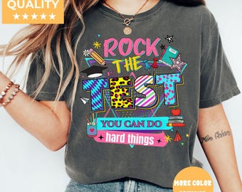 Comfort Color® Test Day T-Shirt, Back To School Teacher Shirts, Teacher Team Shirt, Teacher Testing Shirts, Motivational Teacher Shirt