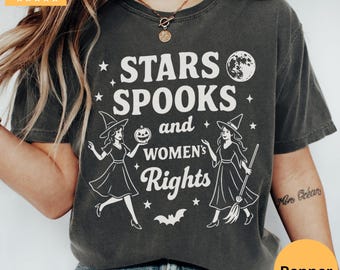 Feminist Witch Halloween Shirt Comfort Color, Cute Witch Graphic Tee, Spooky Season Shirt for Women, Vintage Witch Fall Tee, Funny Witch Tee
