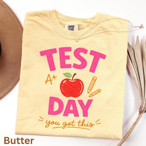 Comfort Colors Testtag Shirt, Lehrer-Team Test-T-Shirt, Gen Z Schule Testtag T-Shirt, Testkoleiter Shirt