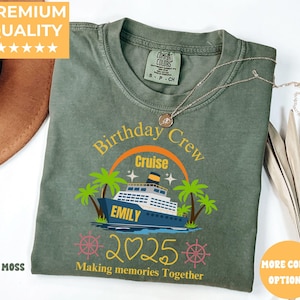 It&#39;s My Birthday Cruise Shirt,Birthday Cruise Crew Shirts,Birthday Cruise 2025,Bday Cruise Party Shirts,Womens Birthday,Family Cruise Bday