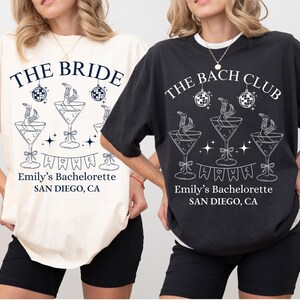 Customized Bachelorette Comfort Colors Shirts, Nashville Bachelorette Party Shirts, Austin Bachelorette, Bach Club Shirts, Beach Bach Shirt