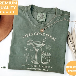 30th Birthday Shirt, Dirty 30 Shirt, 30th Birthday Gift for Her, Custom 30th Birthday Social Club Cocktail Shirt, Birthday Party Group Shirt