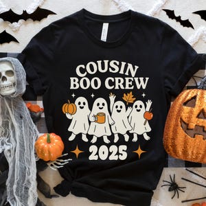 Cousin Boo Crew Shirt 2025, Matching Cousin Halloween Shirt, Family Halloween Ghost Tee, Spooky Season Cousin Crew Shirt, Fall Cousin Outfit