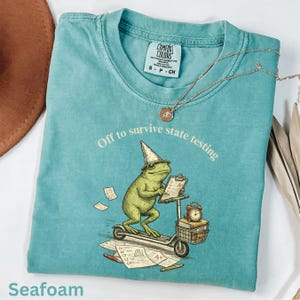 Comfort Colors Funny Teacher Shirt State Testing Humor Educator Tee Teacher Life Reading Assessment School Shirt