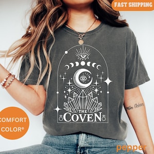 Witchy Bachelorette Shirt, Halloween Bachelorette Party Shirt, Witchy Bride Tarot Card Shirt, The Coven, Celestial Bach, Gothic Wedding Tee
