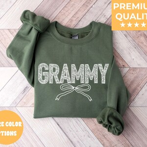 Grammy Sweatshirt, Christmas Grandma Gift, Granny Sweater For Mothers Day, Grammie Crewneck, First Time Grandma Shirt Cute Grandma Gift
