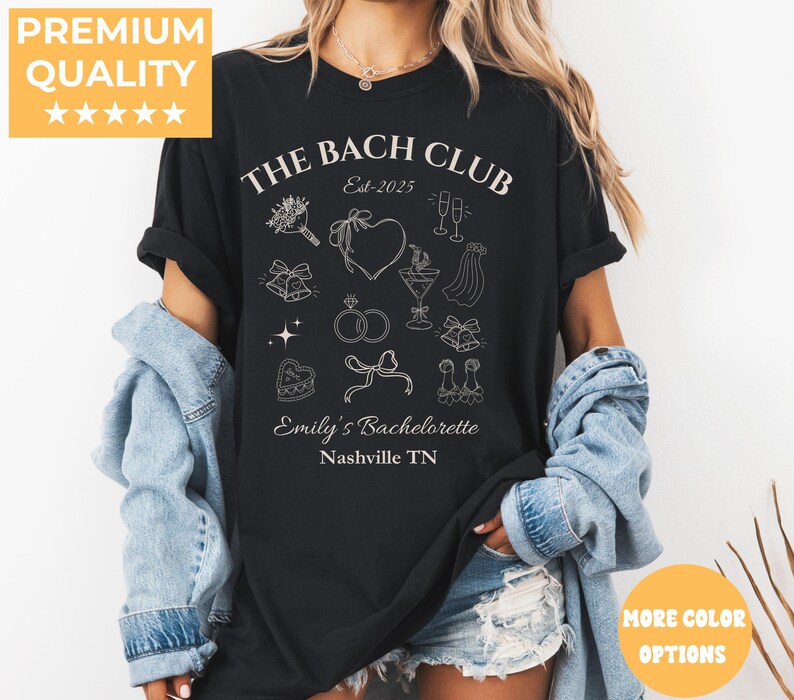 luxury bacheloret, bachelorette ideas, custom location name, luxury bachelorette, custom bachelorette, the bach club, bachelorette beach, bride squad shirt, team bride , bachelorette tshirt, bridal party shirt, bridesmaid gift, comfort colors shirt