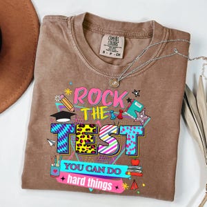 Comfort Color® Test Day T-Shirt, Back To School Teacher Shirts, Teacher Team Shirt, Teacher Testing Shirts, Motivational Teacher Shirt