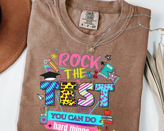 Comfort Color® Test Day T-Shirt, Back To School Teacher Shirts, Teacher Team Shirt, Teacher Testing Shirts, Motivational Teacher Shirt