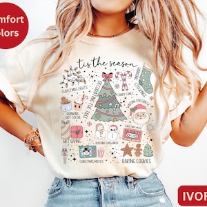 Comfort Colors® Retro Christmas Shirt, Feeling Jolly Christmas Shirt, Vintage Christmas Shirt,Retro Holiday Shirt,Cute Funny Christmas Shirt