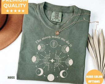 Koszulka Mystic Moon And Sun, Koszulka Mistical Moon Phase, Koszulka Boho Vintage Moon Halloween, Koszulka Celestial Moon, Koszulka Spiritual T-shirt, Koszulka Witchy