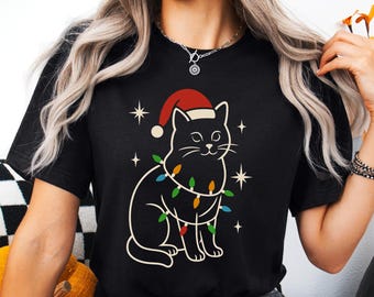 Cat Christmas Sweatshirt, Holiday Cat Pullover, Funny Pet Lover Crewneck, Cute Christmas Kitty Sweater, Christmas sweater for Cat Owners