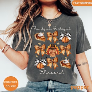 Comfort Colors® Pumpkin Pie Shirt,Fall Shirt,Thanksgiving Gift,Thanksgiving Shirt,Thanksgiving tshirt for Women,Fall Apparel,Fall T-shirt
