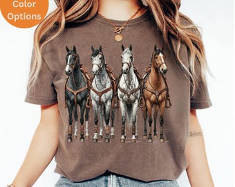 Western-Shirt, Pferde-Shirt, Western-Grafik-T-Shirt, Cowgirl-T-Shirt, Pferdemädchen-T-Shirt, Ranch-Mädchen-T-Stück, Cowboy-Grafik-Shirt, Rodeo-T-Stück