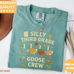 Third Grade Crew Shirt Comfort Colors, Teacher Team Shirt, Back to School Tee, Elementary Teacher Gift, Funny 3rd Grade Teacher Summer Shirt