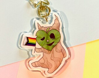 Pride korok single sided keychain