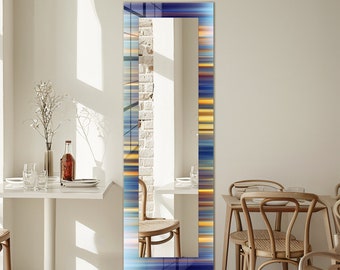 UV Printed Mirror – Modern Wall Decor, Polished Edges, 4mm Glass