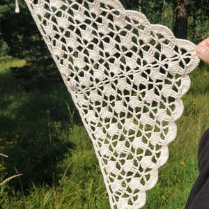Bandana crocheted bandana lace headband boho style gift scarf triangular kerchief lace shawl