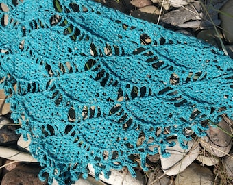 Crocheted bandana