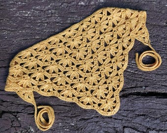 Crocheted bandana "Indian summer"