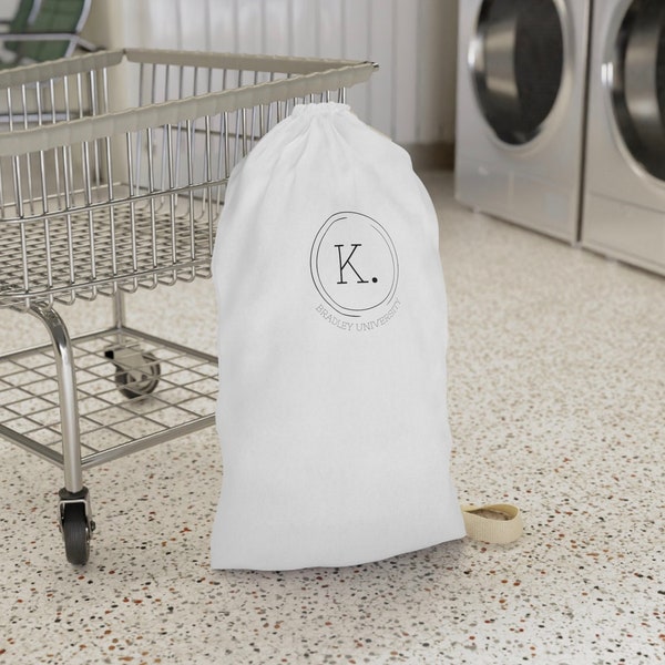 Custom College Laundry Bag | Personalized Laundry Bag | College Laundry Bag | Girls Laundry Bag | Dorm Room Bag | Laundry Bag Duffel