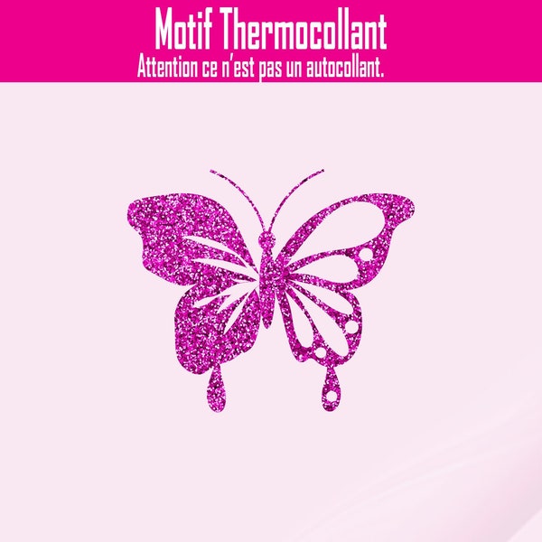 Motif thermocollant papillon