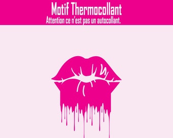 Motif thermocollant lips