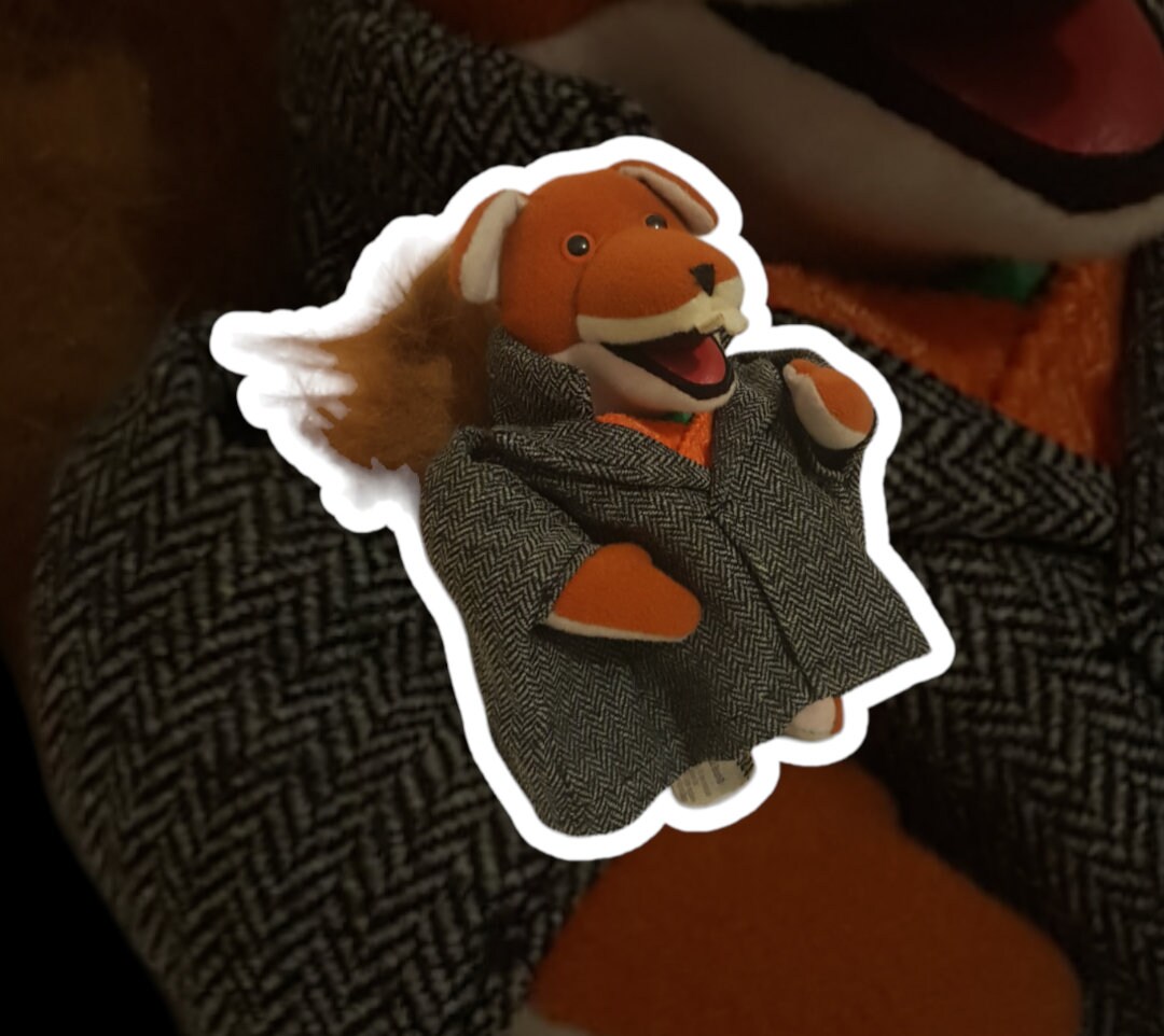 Rare Vintage Basil Brush Plush / Soft Toy Collectable Etsy