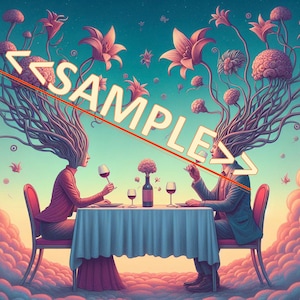 Saint-Valentin, Je t'aime ou carte d'anniversaire, Trippy, Unique, imprimé, psychédélique