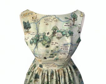 Woodland/Pooh Bear Themed Dress