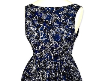 Constellation/Night sky/Glow in the Dark Dress
