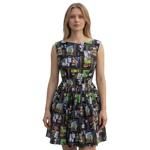Vintage Horror Movie Poster Dress