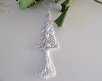 Tiny Treasures: Handcrafted Macrame Mini Christmas Trees