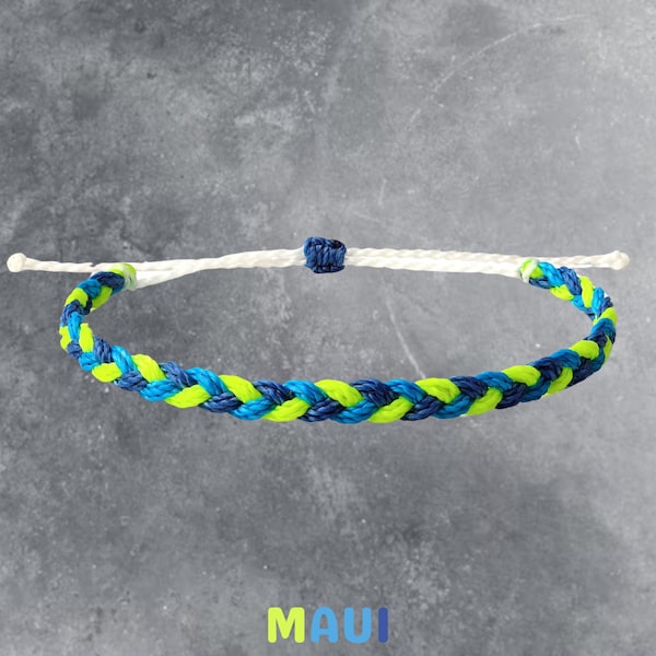 Handmade Woven Thread Bracelet Waterproof Surf Anklet Boho Braided Bracelet Adjustable Gift for summer and back to school