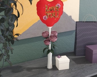 Custom Heart Shaped Valentine's Day balloons, balloons valentines, Gift for her, gifts for him. Party Decoration.