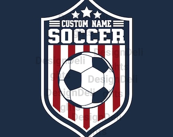 Custom Soccer Name SVG, Printable Soccer Ball PNG (Digital Download)