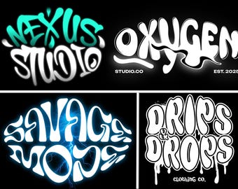 personalized logo | Typographic Logos | clothing brand logo | abstract logo design