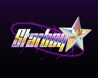 Y2k Chrome | neon flash y2k | logo design custom