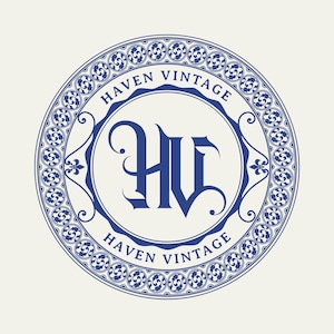 Monogram Logo Tattoo Studio Design Custom