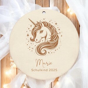 Schultüte Anhänger Schulkind Schultütenanhänger Name Holz Einschulung Geschenk Schultüte Zuckertüte Schulanfang Einschulung personalisiert