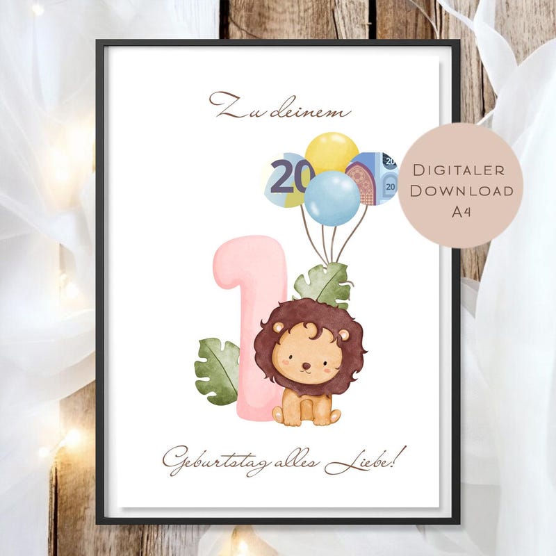 Verwunderlich Geburtstagsgeschenk 1 Geburtstag Bild