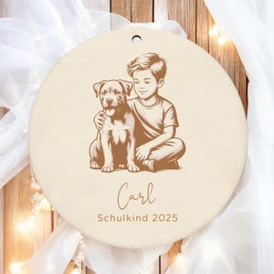 Schultüte Anhänger Schulkind Schultütenanhänger Name Holz Einschulung Geschenk Schultüte Zuckertüte Schulanfang Einschulung personalisiert