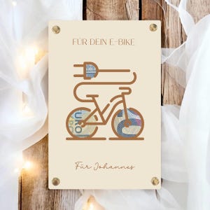 Geburtstag Geldgeschenk E-Bike Ebike Fahrrad Pedelec Elektrofahrrad Geld schenken Geschenk Name Gutschein personalisiert Geburtstagsgeschenk
