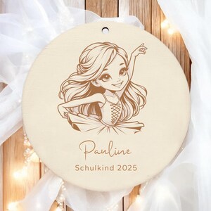 Schultüte Anhänger Schulkind Schultütenanhänger Name Holz Einschulung Geschenk Schultüte Zuckertüte Schulanfang Einschulung personalisiert